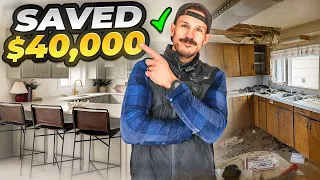 INSANE Kitchen Renovation On a Budget $$$