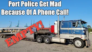 Virginia Port Police Try To Stop My Delivery Of Air Force Striker Fire Truck  [Deliver Anyway]