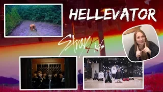 Reacting to Stray Kids - Hellevator MV & Dance Practice