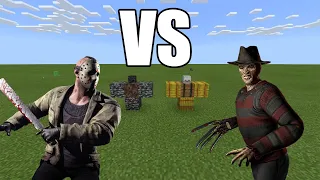 JASON Vorhees vs FREDDY Krueger - Minecraft