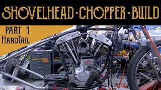 Hardtail Install | 1979 80" Shovelhead Chopper Build Part 1 | Mazi Moto