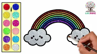 How to draw  ✨ Rainbow  & Daddy Pig  & ⛵ Boat & Freddy Fox  &  Giraffe  Tutorial for Kids | LifeKidz