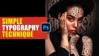 Simple and Cool Typography Tutorial Using Adobe Photoshop | #photoshoptutorial #texteffect