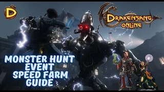 Drakensang Online, Monster Hunt Event, Speed Farm, Guide, Drakensang, Dso, mmorpg, mmo