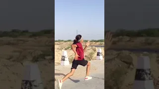 Running at my village