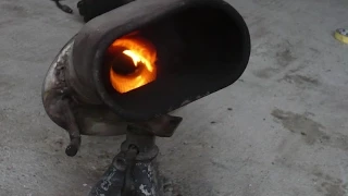 Auspuff ausbrennen .... exhaust burn empty