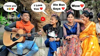 Randomly Singing Haan Tu Hain X Tu Har Lamha Song In Public | Prank With Twist 😜😍 | Singing Prank