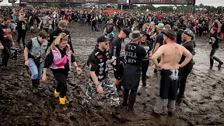 Germany's Wacken Open Air halts admissions after persistent rain turns site to mud