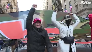 NEW - 3/5/2021 - ANTIFA CLASH WITH POLICE AND TRUMP SUPPORTERS IN NEW YORK CITY.