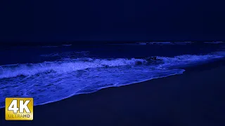 Fall Asleep In 2 Minutes - Soothing Ocean Wave Sounds For A Peaceful Night 4K Video