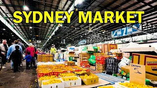 Sydney Australia Walking Tour  - Largest Fresh Produce Market | 4k