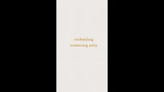 Unboxing Samsung Galaxy A02s Black