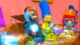 LEGO The Simpsons Lord Vortech Replaces Homer in All Cut Scenes LEGO Dimensions Level Pack MODS