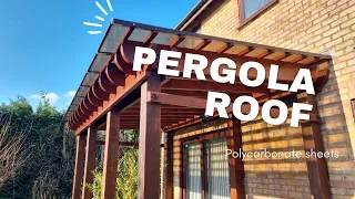 Pergola Roofing - Polycarbonate sheets