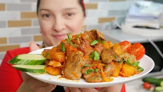 Как приготовить БЮДЖЕТНЫЙ и ВКУСНЫЙ ОБЕД. Жареная ПЕЧЕНЬ  с картошкой, цыганка готовить.