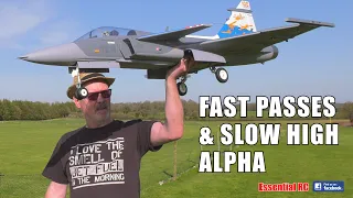 SHOCKINGLY GOOD !!! FAST PASSES & SLOW HIGH ALPHA ! FREEWING JAS-39 GRIPEN