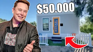 Inside Elon Musk's $50,000 Box Tiny Home