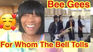 First Time Reacting to Bee Gees - For Whom The Bells Tolls