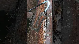A satisfying gutter clean with the Streamvac Gutter Vacuum!