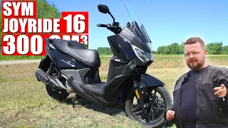 SYM Joyride 16. Nie wsiadaj, bo zostawisz motocykl w garażu. Test skutera i moja opinia