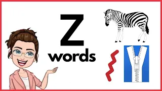 WORDS THAT START WITH LETTER Zz | 'Z' Words | Phonics | Initial Sounds | LEARN LETTER Zz