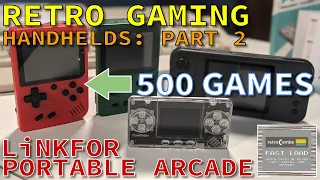 LiNKFOR handheld with 500 games | 4 handhelds under $60 | #2 of 4