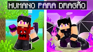 A história do HUMANO para o DRAGÃO no Minecraft