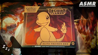 *ASMR*  Obsidian Flames Elite Trainer Box Opening 🔥💤