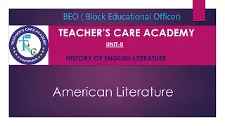 UNIT-II English , TCA-வில் BEO Classes இனிதே ஆரம்பம்.