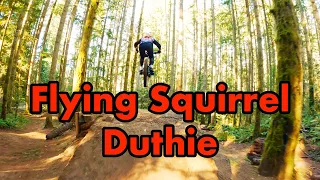 Crazy Girl Flying on Flying Squirrel at Duthie