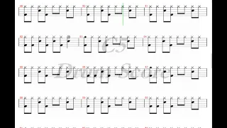 Sugar - Maroon 5 ( Drum Score )