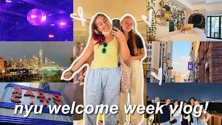 my first week at nyu || welcome week vlog + dorm tour!