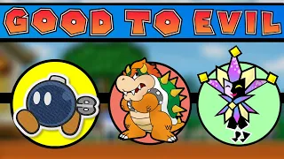 Paper Mario Characters: Good to Evil