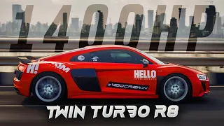 Twin Turbo R8 takes over Mumbai city!