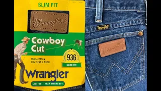 Wrangler 936DEN Cowboy Cut Slim Fit - Review