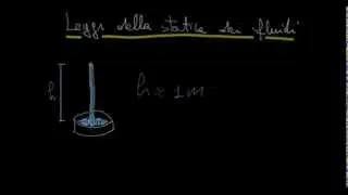 Statica dei fluidi: legge di Pascal, esperimento di Torricelli e pressione atmosferica (parte 1)