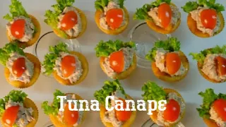 PERFECT‼️How to Make Tuna Canapé | Cocktail Food Ideas | Party Finger Food Ideas |Finger Food Recipe