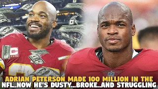 What Black Men Can learn From Adrian Peterson Blowing 100 Million Dollars And Being Broke