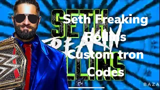 WWE2K22 ROBLOX Seth Freaking Rollins Custom Tron Codes