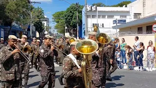 desfile em comemoração O 7 de setembro em Caçapava SP.