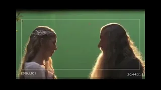 FUNNY Cate Blanchett & Ian McKellen Galadriel & Gandalf behind the scenes