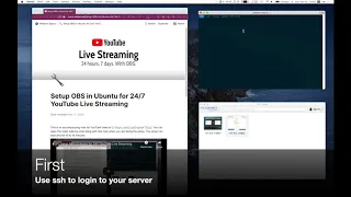 Setup OBS in Ubuntu for 24/7 YouTube Live Streaming