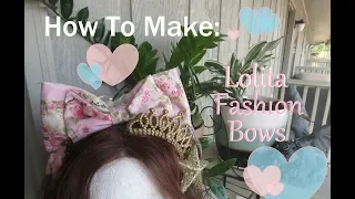 HowToMakeBows - lolita fashion style bows