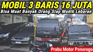 Mobil 3 Baris 10 JUTAAN!!! 02 04 2024 Update Terbaru Prabu Motor Ponorogo, Sidoarjo, Murah Irit BBM