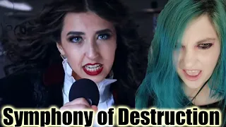 Liliac - Symphony of Destruction Cover (Reaction)I Have Been Fanged!!!