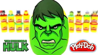 Hulk Avengers Sürpriz Yumurta Oyun Hamuru Yenilmezler Oyuncakları