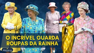 O guarda roupas luxuoso da Rainha Elizabeth II