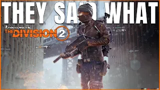 DISAPPOINTED IN THE DIVISION 2 - AND HERE'S WHY....