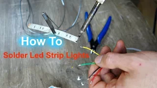 How To Solder Led Strip Lights - How To Cut and Solder RGB LED Strip Lights