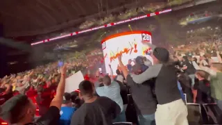 CROWD REACTION TO RONDA ROUSEY WWE RETURN (2022 ROYAL RUMBLE)